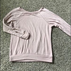 Super soft pink crew neck